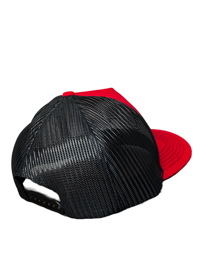 Trucker Red and Black Cap