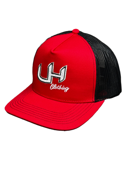 Trucker Red and Black Cap